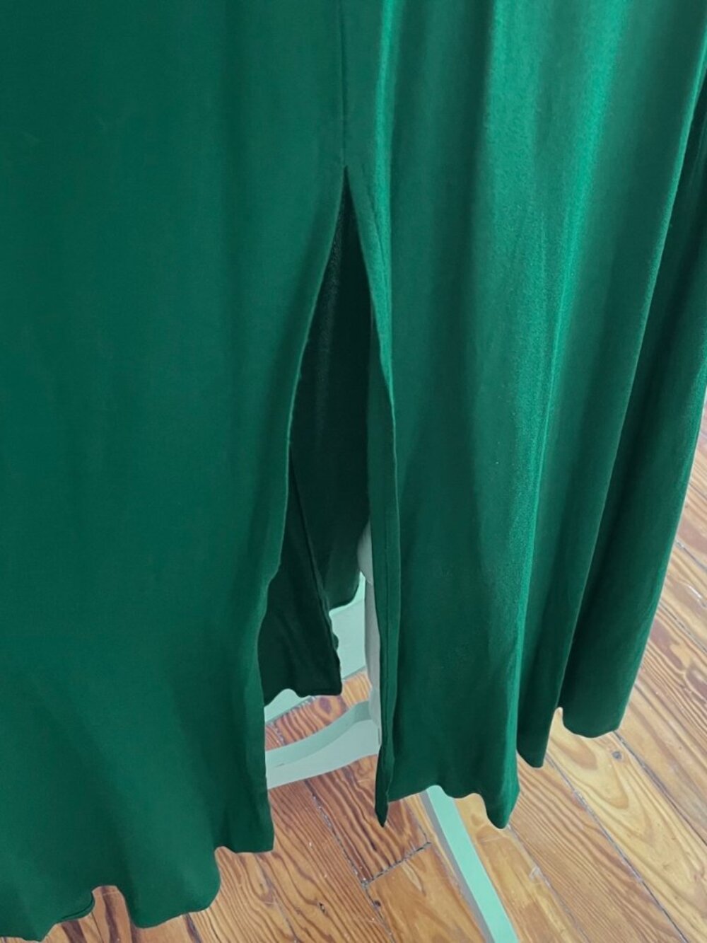 Reformation 'Gavin' Midi Dress / Emerald / Sz 2 - Picture 8 of 16